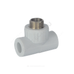 Тройник PP-R комбинированный белый Дн 25х3/4" НР VALFEX 10128025