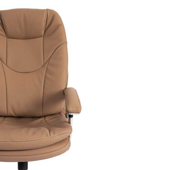 Кресло Софти Люкс/Softy Lux Экокожа LUX Classic 18-13, св.-коричневый