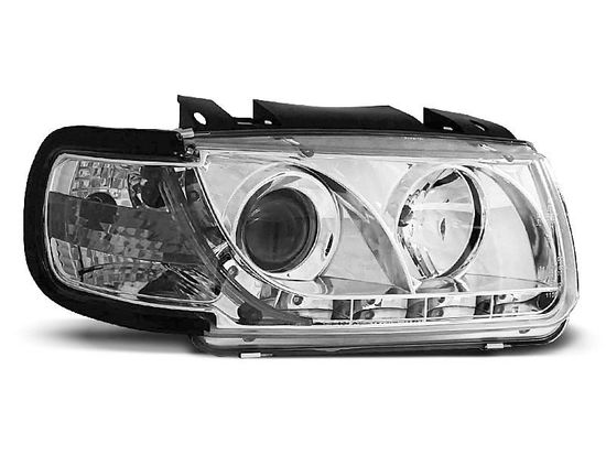 Передние фары VW Polo 3 6N daylight chrome