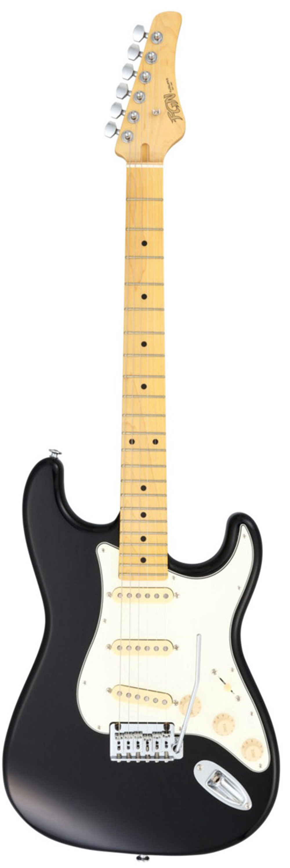 FGN Boundary BST-M-BK24 Электрогитара с чехлом, липа/клен/клен, SSS, цвет черный