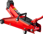 STAYER R-33 RED FORCE, 3 т, 135 - 400 мм, подкатной домкрат с увеличенным подъемом, Professional (43154-3)