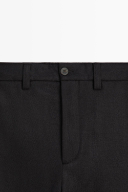Massimo Dutti Костюмные брюки из 100% шерсти, темно-синий