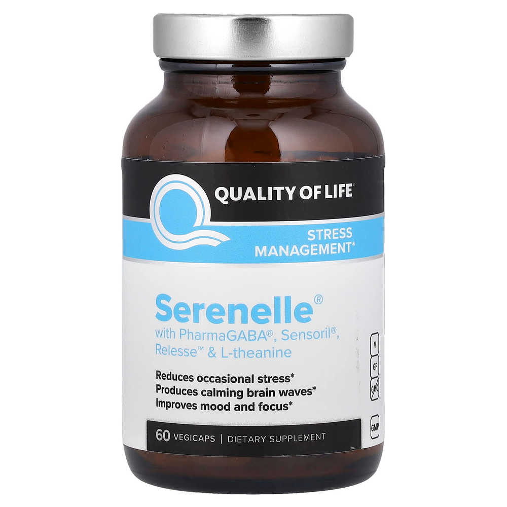 Quality of Life, Serenelle®, 60 растительных капсул