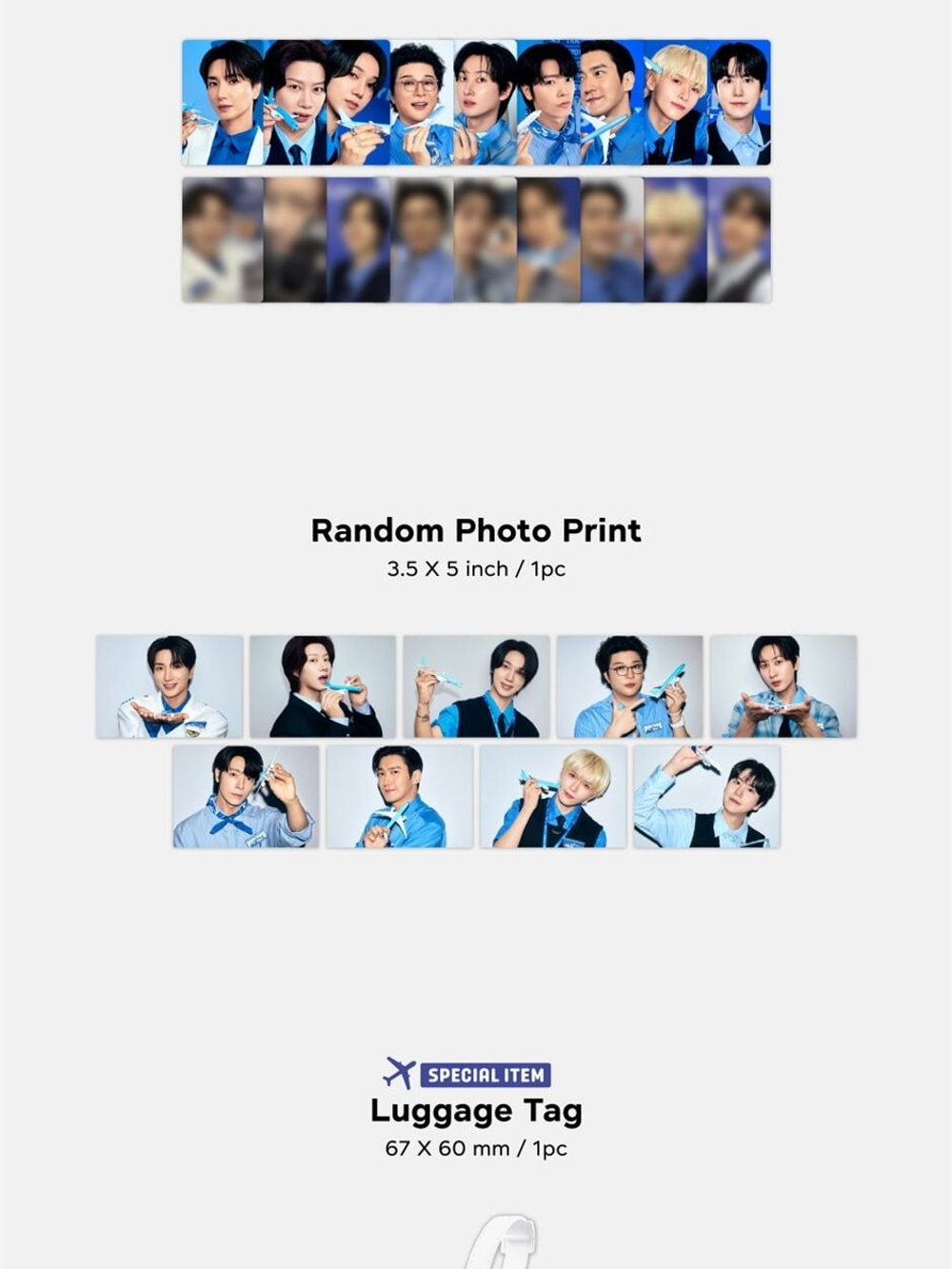 (ПРЕДЗАКАЗ) товары SUPER JUNIOR - SJ SKYLINES AIR TRAVEL CO. 2027 SEASON'S GREETINGS Kit Version