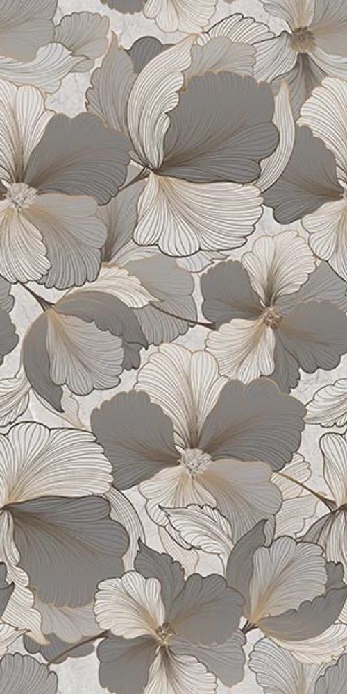 Керамогранит Awetic Bianco Decor Glossy