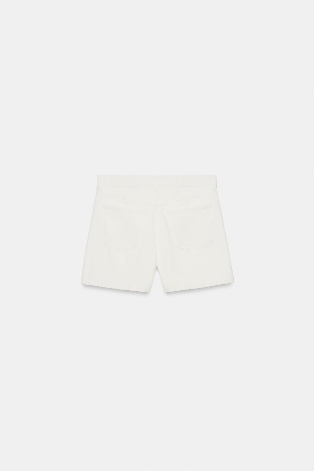 ДЖИНСОВЫЕ ШОРТЫ TRF СО СРЕДНЕЙ ПОСАДКОЙ — ZARA
