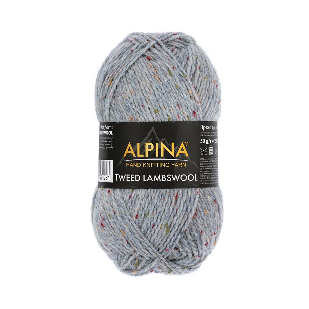 Пряжа Alpina Tweed LambsWool / уп.10 мот. по 50 г, 150 м, 01 натуральный Пряжа Alpina Tweed LambsWool / уп.10 мот. по 50 г, 150 м, 01 натуральный