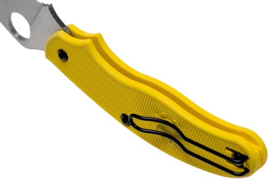Складной нож Spyderco UK Penknife Salt 94SYL c клинком из стали LC200N Rustproof Steel, рукоять FRN