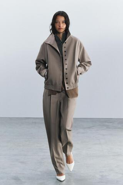 КУРТКА С ШЕРСТЬЮ — ZW COLLECTION — ZARA