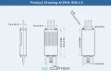 ESC регулятор мотора T-Motor Alpha 40A LV 4-6S