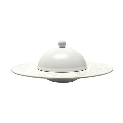 Чаша с крышкой 220мл Roomers Tableware l9686-cream