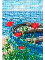 "Со вкусом соли,ветра и солнца"-C337 вышивка