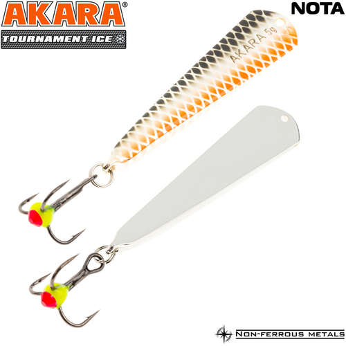Блесна зимняя Akara Tournament Ice Nota 45 5 гр. 21 Sil