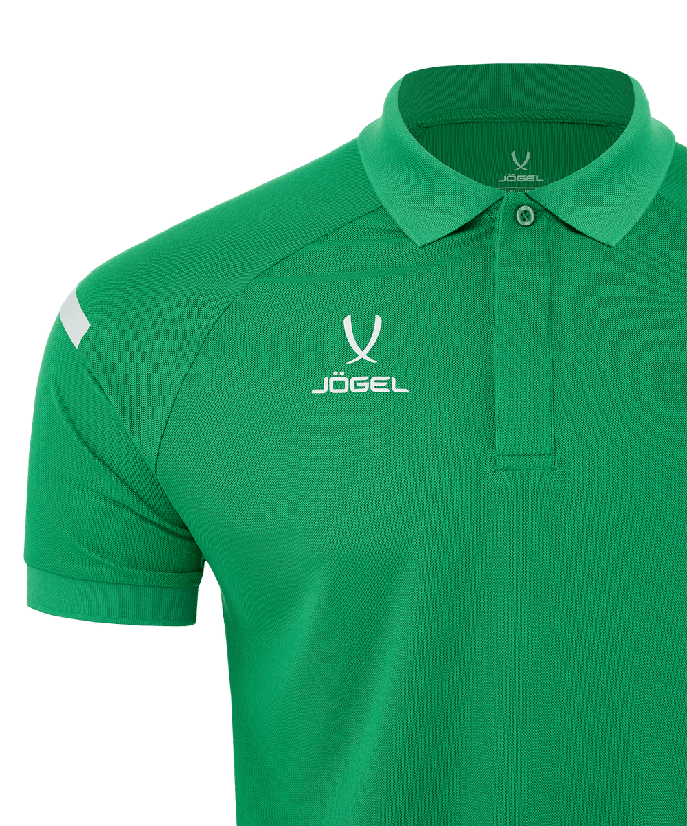 Поло CAMP 2 Poly Polo, зеленый/белый