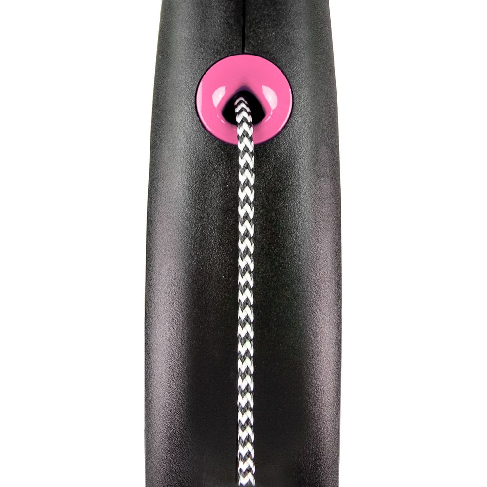 Рулетка flexi Black Design XS (до 8 кг) 3 м трос черный/розовый