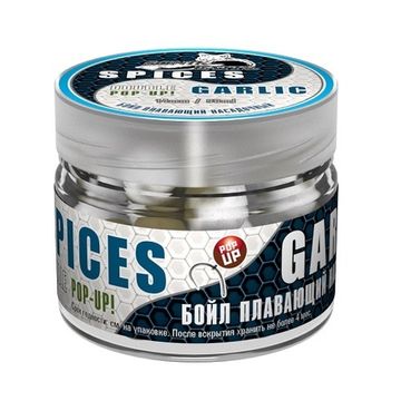 Бойлы насад. плав. двух цв. Sonik Baits 14мм SPICES-GARLIC Fluo Pop-ups 90мл