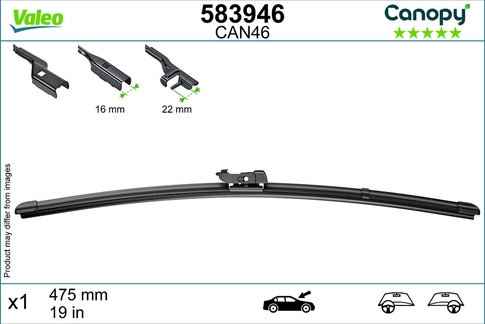 VALEO - 583946-VAL - Wiper Blade