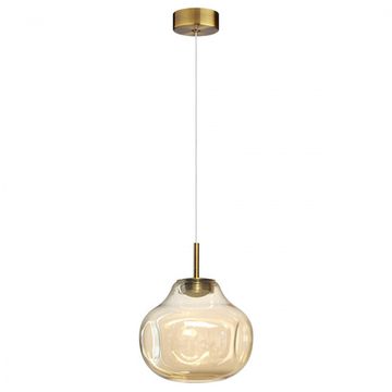 Подвесной светильник 12W 4000K 5097/4L античная бронза/янтарный Pendant Vaso Odeon Light