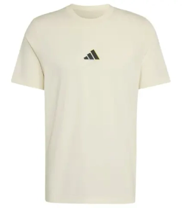 Мужская теннисная футболка Adidas US Graphic - cream white