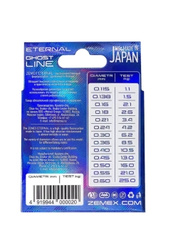 Флюорокарбоновая леска ETERNAL 100% FLUOROCARBON 25м
