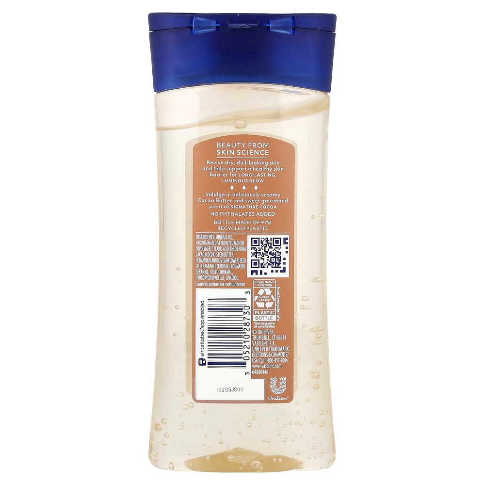 Vaseline, Cocoa Radiant®, гель-масло, фирменное какао, 200 мл (6,8 жидк. унции)