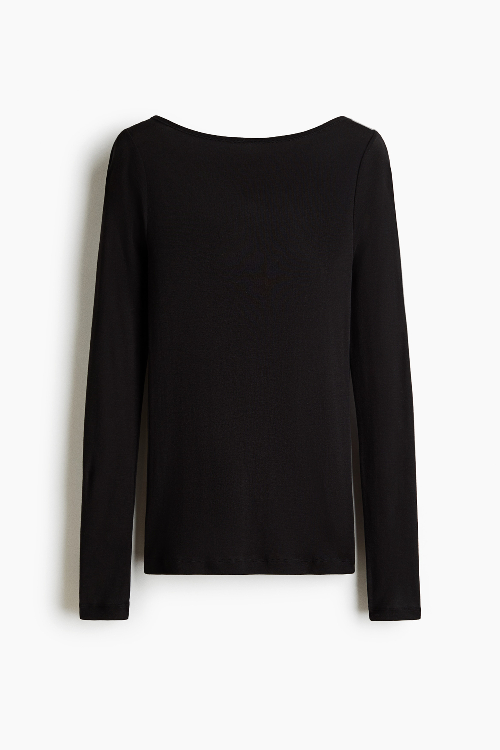 Топ из хлопка Supima® с вырезом «лодочка» - H&M