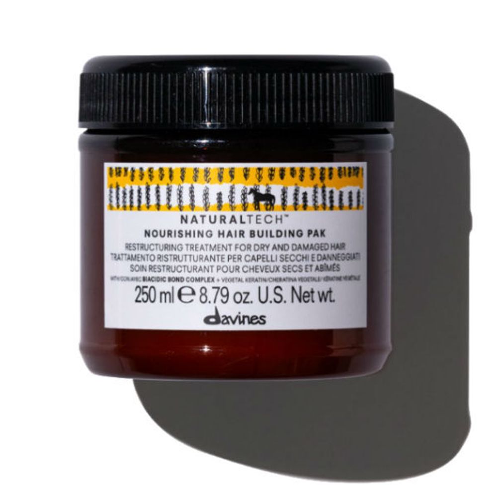 Питательная восстанавливающая маска DAVINES NaturalTech Nourishing Hair Building Pak 250 мл