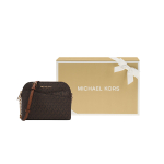 Сумка MICHAEL KORS MK Jet Set Travel LOGO PVC, 35F1GTVC6B-BROWN