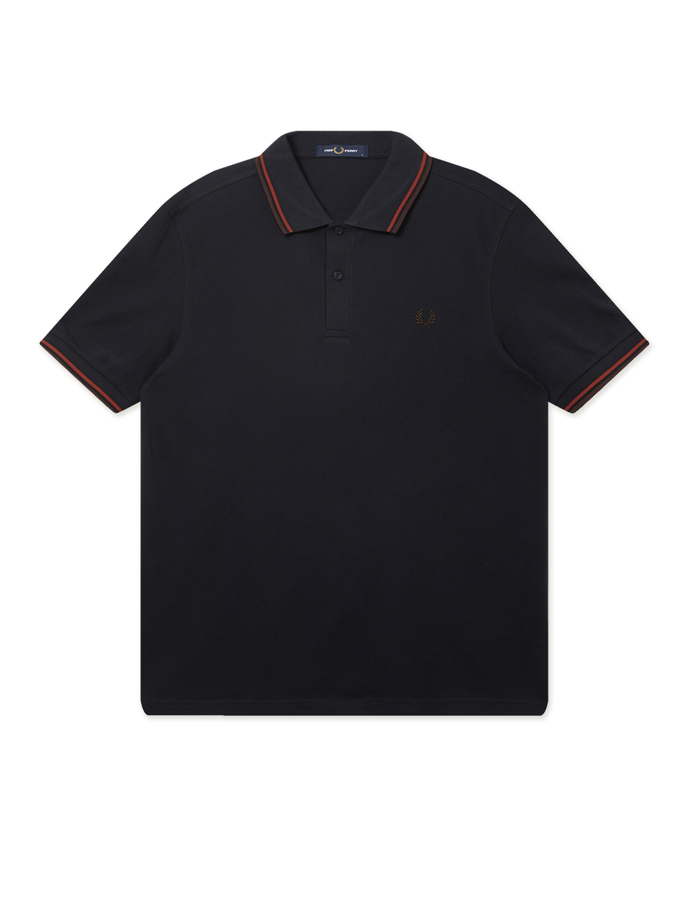 Рубашка Поло Кор. Рукав Twin Tipped Fred Perry Shirt