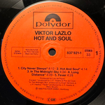 Viktor Lazlo - Hot And Soul (Германия 1989г.)