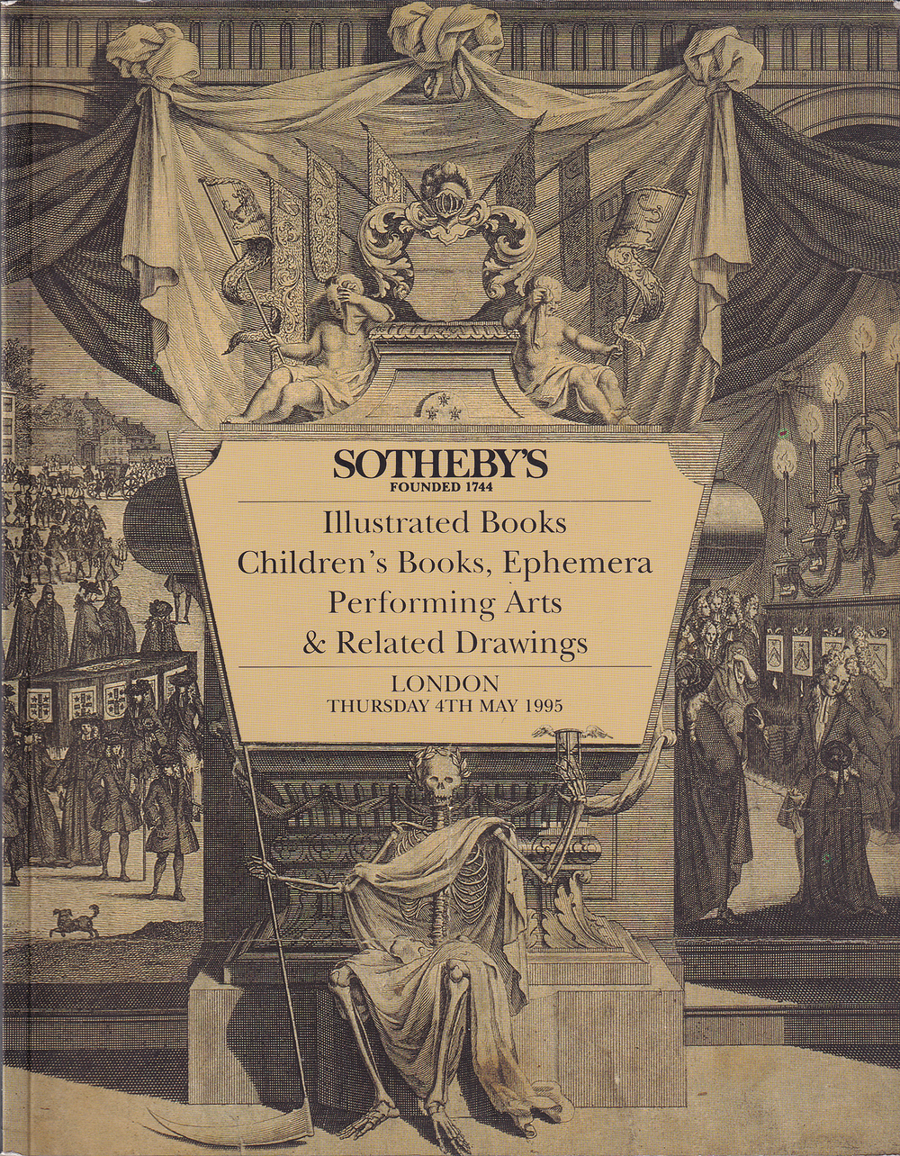 Каталог аукциона Sotheby's, Лондон, Иллюстрированные детские книги, постеры, плакаты и графика от 4 мая 1995 года