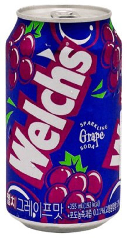 Газированный напиток Welchs Grape "Виноград" 0.355 - банка