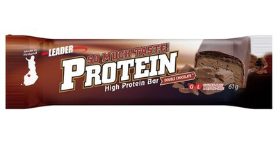 Протеиновый батончик с шоколадом LEADER PROTEIN 61 Г (Из Финляндии)