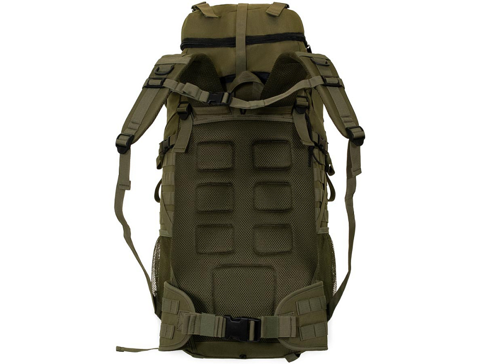 Рюкзак ShotTime Tactical 50л, ПВХ 600D, MOLLE, олива, ST-BP-230 17-OD