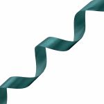 Лента атласная 1-сторонняя 25.0 мм / 22.86±1 метров, (аналог 411007), 124 темная бирюза, Globus