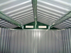 Металлический сарай GreenStorage Арчер D коричневый