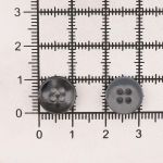 Пуговицы 4 прокола 18L=11 мм, пластик (col.30 т.серый), CB_M-21