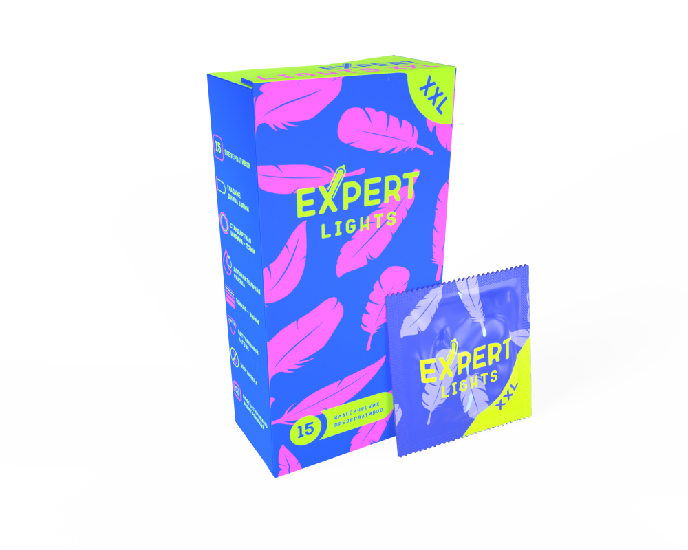 Expert Light XXL №15 Презервативы ультратонкие увеличенные 15шт --  9380ex