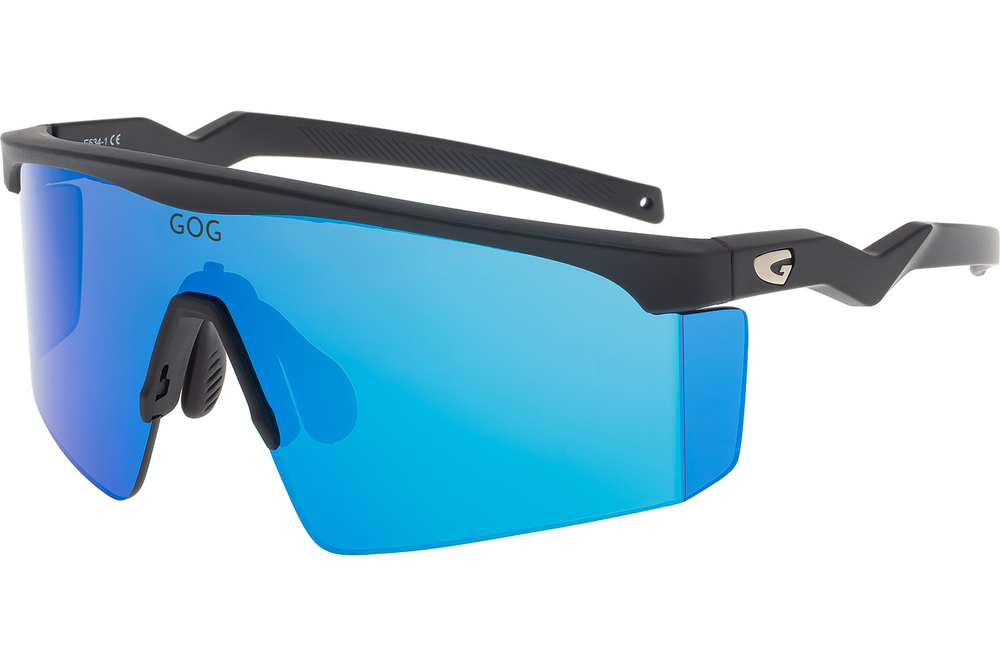 Спортивные очки с диоптриями GOG Sigurd / Matt Black / Reflex White-Blue