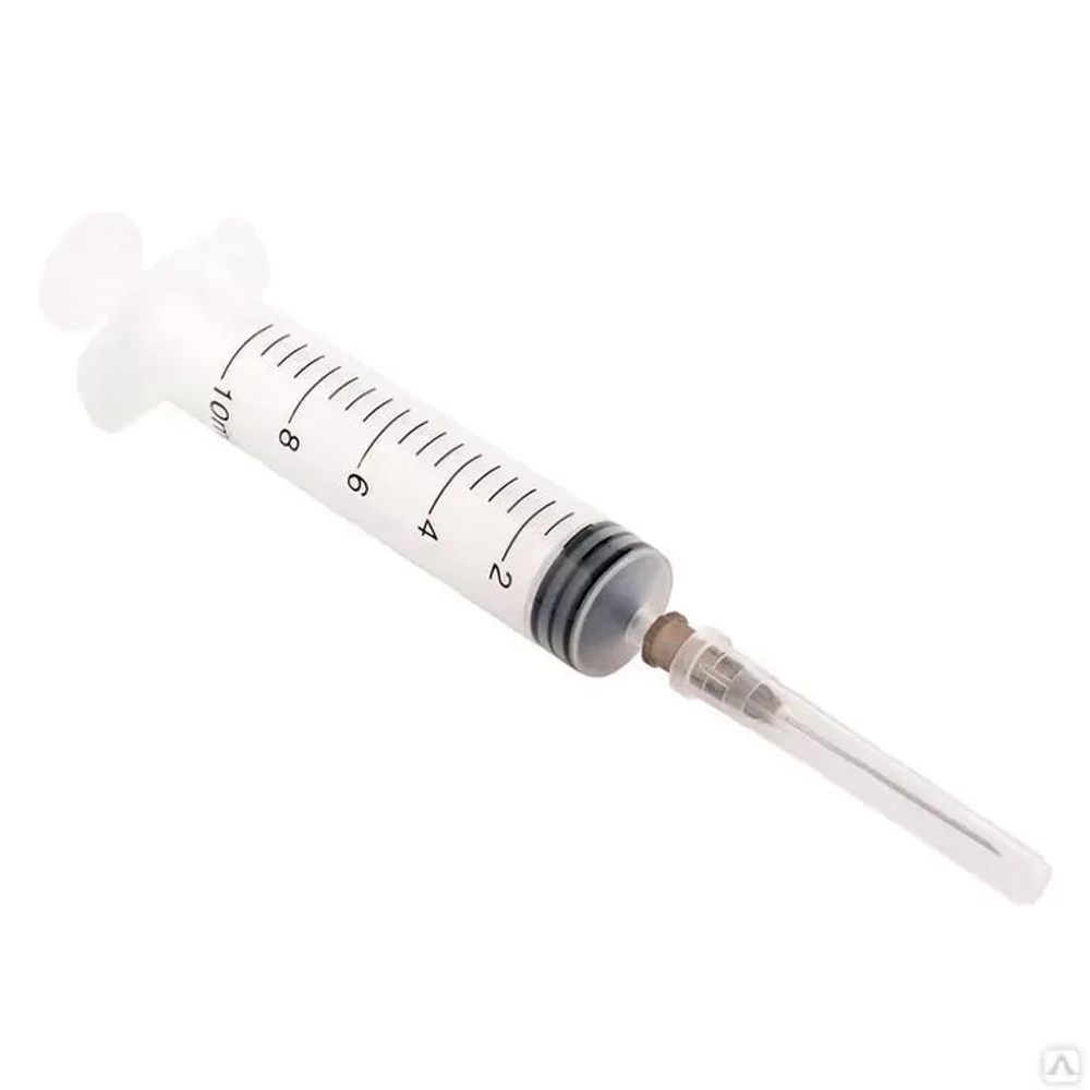 Шприц трехкомпонентный 10 мл 0,8х40 мм 21G Луер Vogt Medical 100 шт