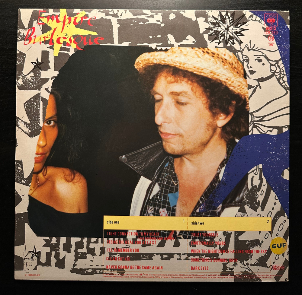 Bob Dylan - Empire Burlesque (Голландия 1985г.)