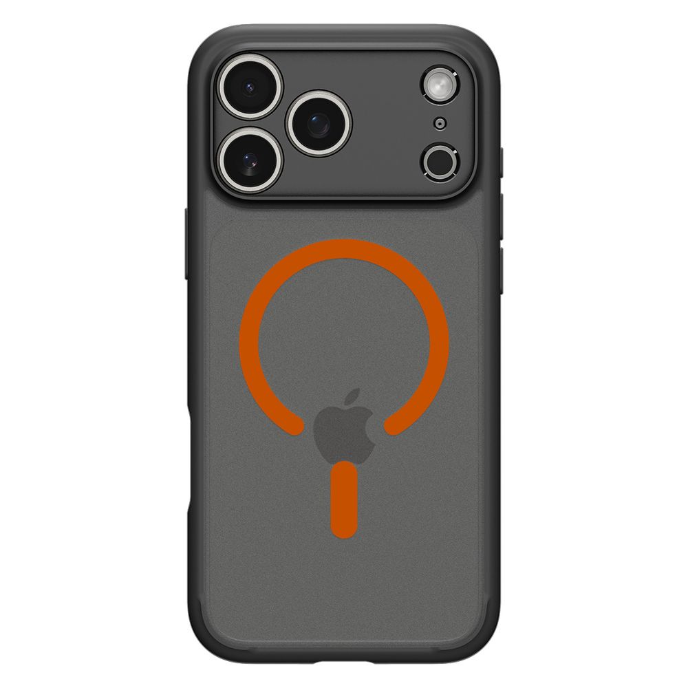 Чехол Spigen Ultra Hybrid Mag MagSafe для iPhone 17 Pro Max Frost Black Orange
