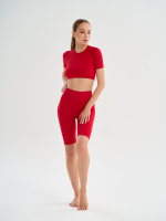 Топ с коротким рукавом 1560 Shirt with short sleeve Rib