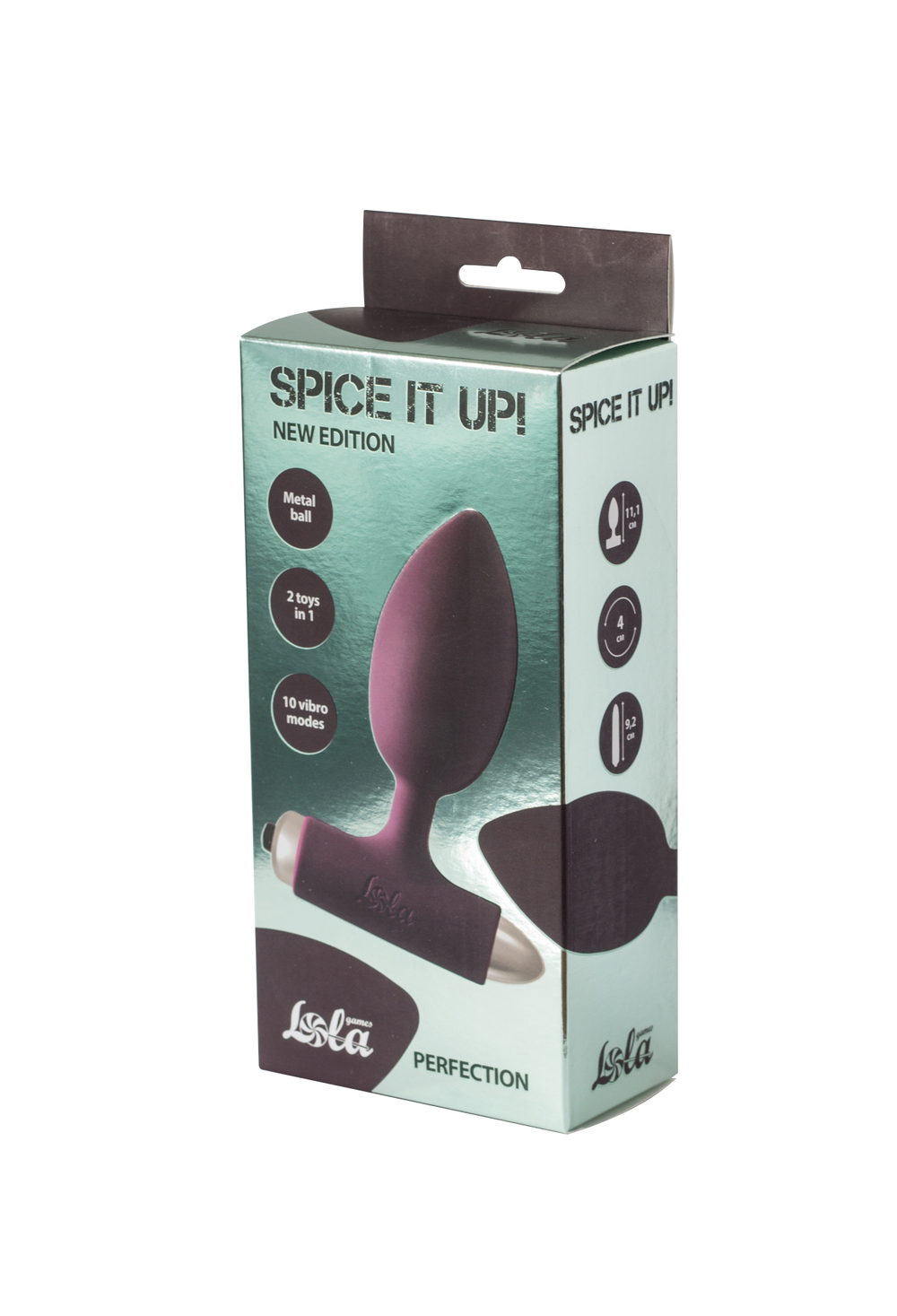 Анальная пробка с вибрацией Spice it up New Edition Perfection Wine red 8014-03lola
