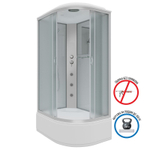 Душевая кабина Niagara Classic NG-2310-14LG (120х80х215) высокий поддон(40см),стекло матовое,4 места