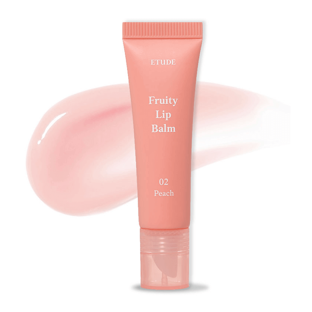 Etude Блеск-бальзам для губ с персиком Fruity Lip Balm 02