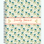НОВИНКА! Тетрадь общая 48 листов на спирали "Scandy Summer Pattern"