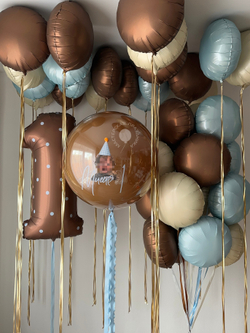 Воздушные шары на годик для мальчика №9303