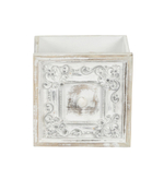 Ящичек для декора "Шантиль вензеля" из дерева CAMPO Home & Garden 18х18х18см
