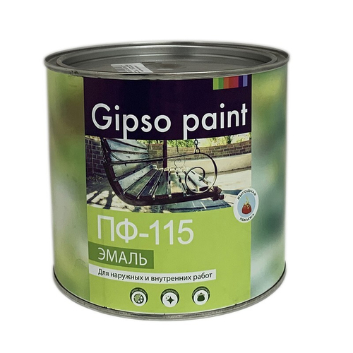 ЭМАЛЬ ПФ-115 GIPSO PAINT СВЕТЛО-ГОЛУБАЯ 2,6 КГ